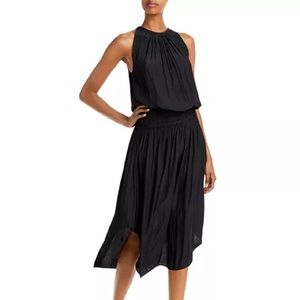 Ramy Brook Audrey Sleeveless Halter Drop Waist Midi Dress